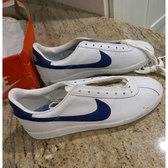 New! Vintage Mens Size 11 Nike Bruin 4004 Blue White W/Box Made in Korea 820709 - Picture 10 of 16